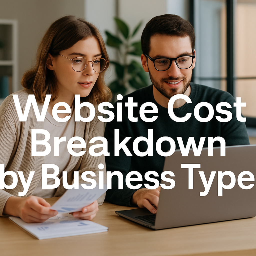 Website Cost Breakdown by Business Type