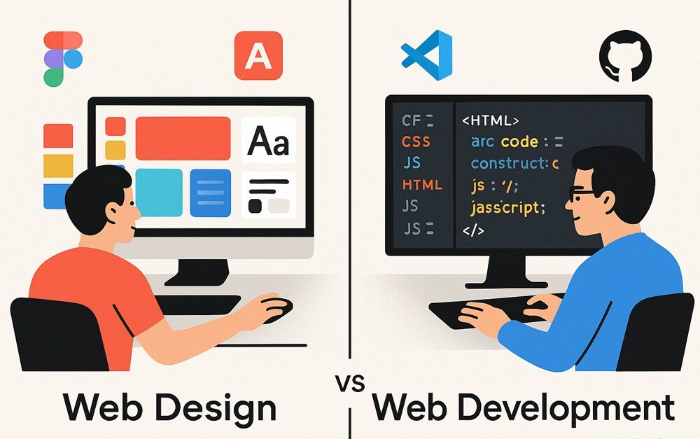 Design vs development differences